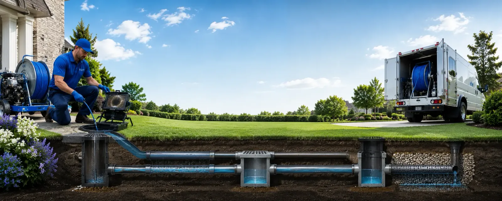 Outdoor drain cleaning information for Terra Bella, CA